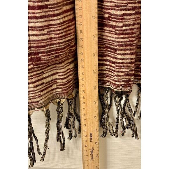 NWT BHANTI Women's Rishikesh Fringe Bottom Himalayan Open Front Cardigan Small - Picture 10 of 12